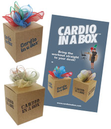 Cardio in a Box Office Fitness Accessory